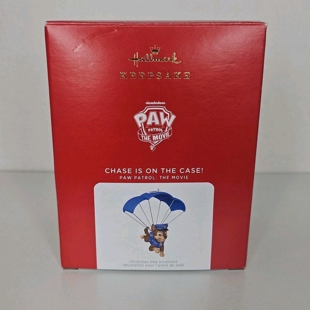 2021 Hallmark Keepsake Chase Is‎ On The Case Paw Patrol Movie Christmas Ornament